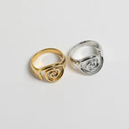 Spiral Silver Ring