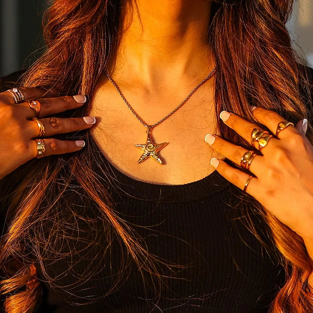 Starfish Gold Necklace
