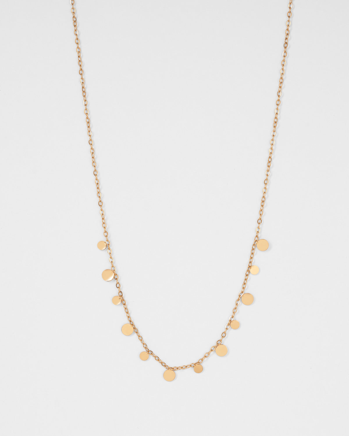 Stella Gold Circle Necklace
