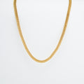 Zane Gold Flat Chain Necklace