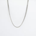 Zane Silver Flat Chain Necklace